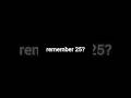 "remember 25?" | season edit