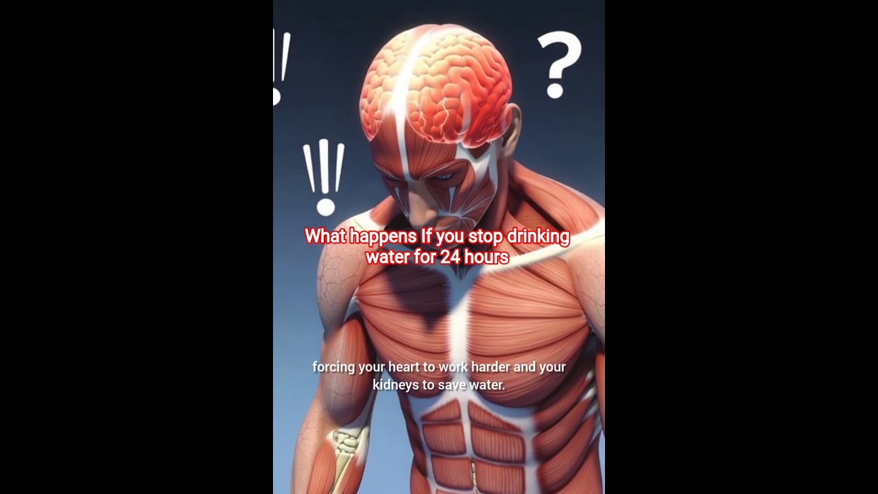 what happens if you stop drinking water for 24 hours 
