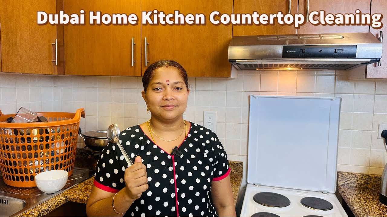 🔥Kitchen countertop Cleaning in Tamil | Kitchen Tour🍽️