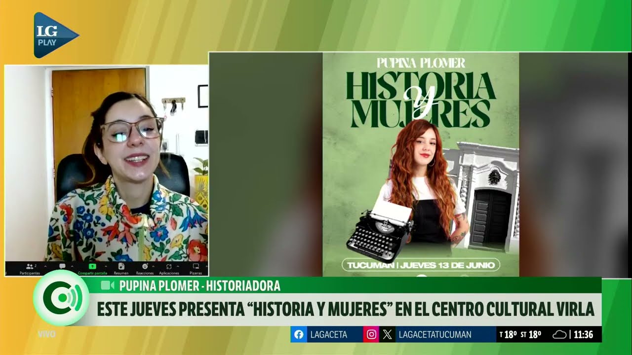Este jueves se presenta "Historia y mujeres" en el Centro Cultural Virla