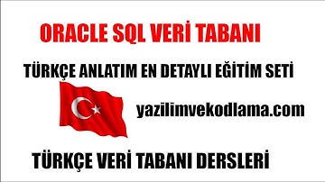 5- Tarih(date) Veri Türü  İle Tarih İşlemleri|ORACLE SQL VERİ TABANI DERSLERİ TÜRKÇE
