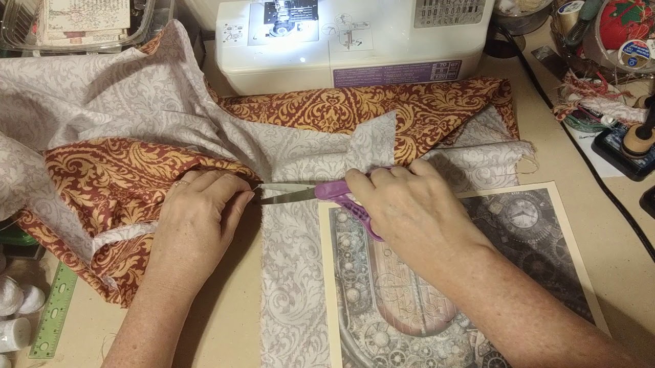 TUTORIAL: Making a cover from fabric, paper, and a manila file folder ...