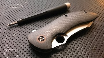 How to disassemble and maintain the Spyderco Magnitude Pocketknife