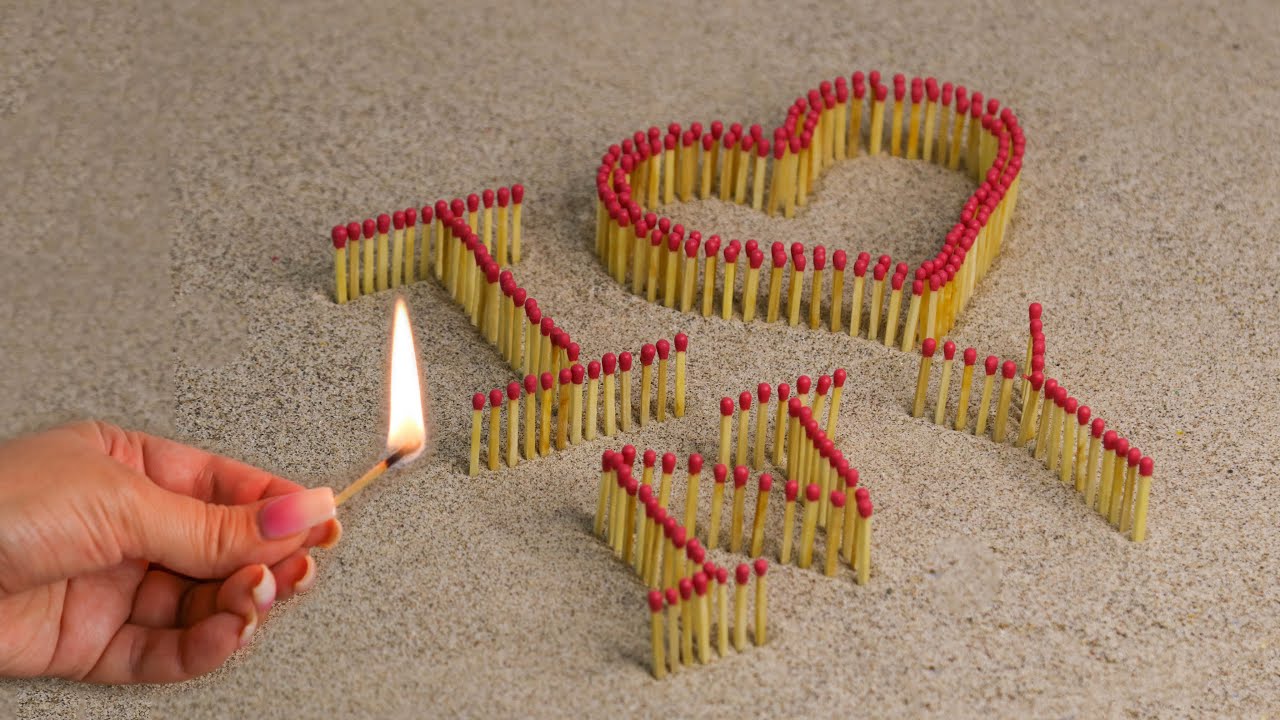 matches experiment how to match chain reaction amazing fire domino