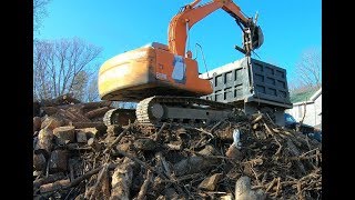 Cleaning up dumped wood