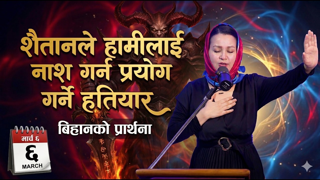 बिहानको प्रार्थना || शैतानले हामीलाई नाश गर्न प्रयोग गर्ने हतियार - Pastor Pratima Bashyal