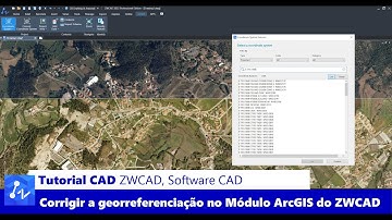 Tutorial CAD: Como Corrigir a Georreferenciação em Função de um Sistema de Coordenadas no ZWCAD