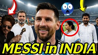 Messi In Hyderabad Shah Rukh Khan Meets Goat, Revanth Reddy Plays Friendly Match & Mamta Banerjee