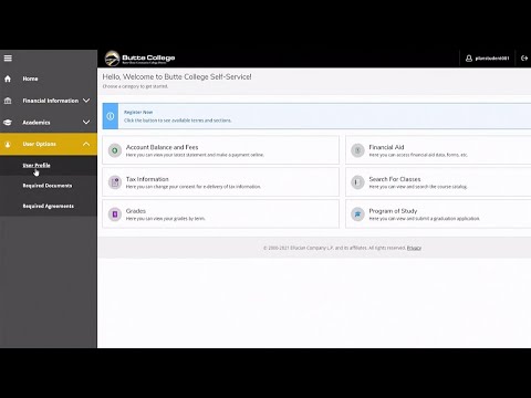Butte College Self Service: Introduction