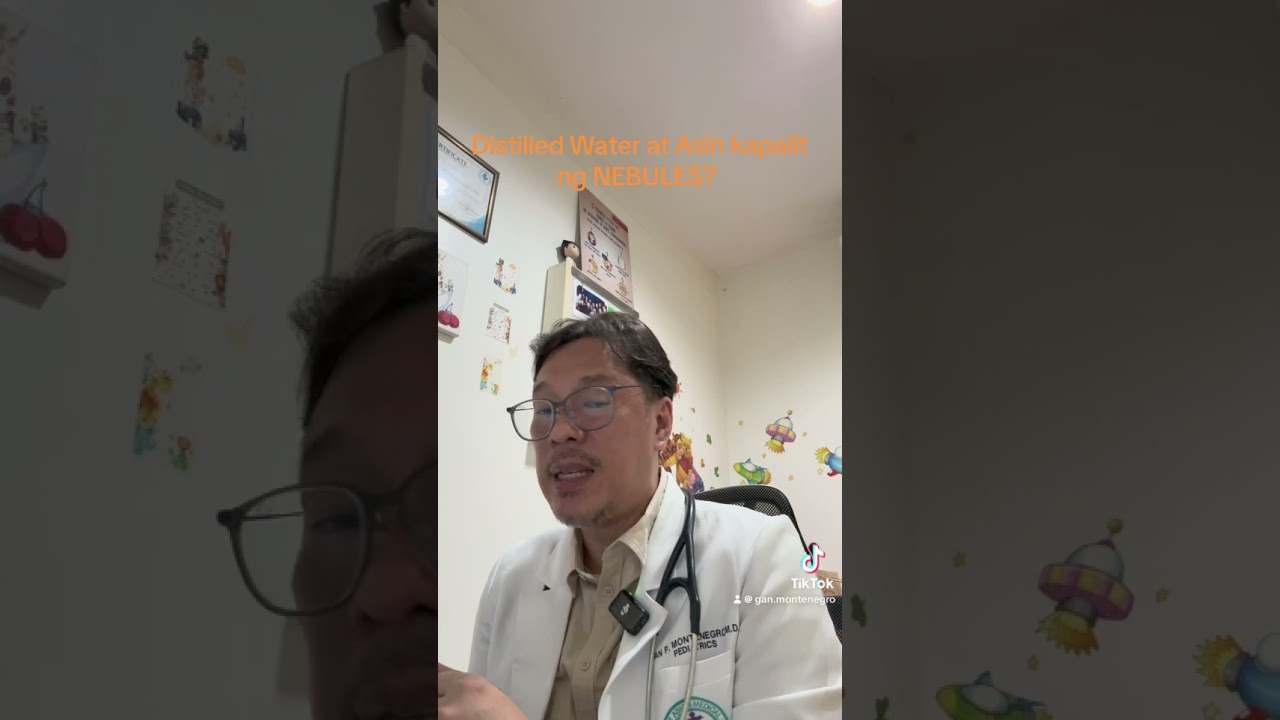 Distilled Water at Asin kapalit ng NEBULES? | #AskDocGan #salbutamol