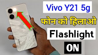 Vivo y21 5g flash light setting smart flash light/shake to turn on flashlight in Vivo y21 5g screenshot 2