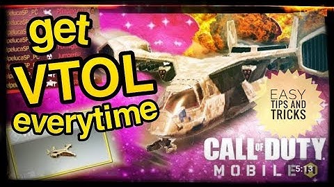 How to get VTOL in every match | easy tips | COD mobile | MARSHAL gaming.