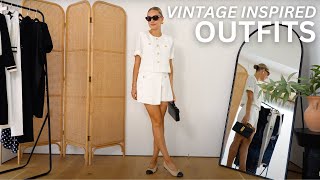VINTAGE INSPIRED, CLASSIC OUTFIT IDEAS FOR SUMMER