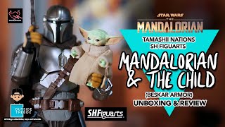 The Mandalorian (Beskar Armor) & The Child Tamashii Nations, SHFiguarts Unboxing & Review