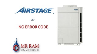 AIRSTAGE VRF ERROR CODE (Troubleshooting  with no Error Code )[ ENGLISH ]