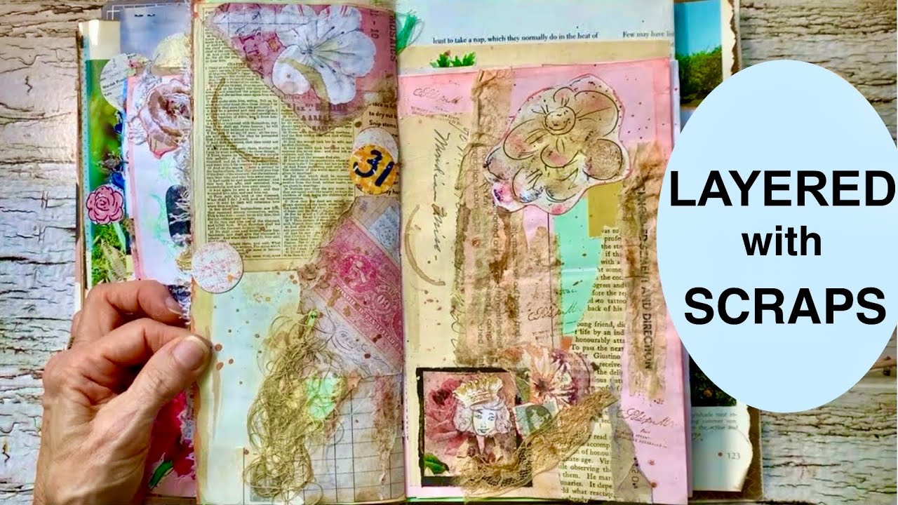 Beginner Friendly Junk Journal Page Idea | Simple & Intuitive Collage