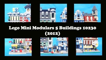 2012 Lego Mini Modulars 5 Buildings 10230. In stock.