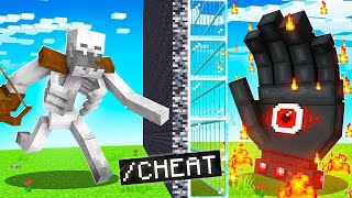 I Secretly CHEATED In a MINECRAFT MOB BATTLE Competition!