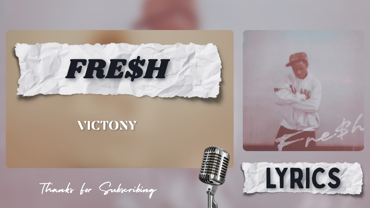 Victony FRE$H - (Official Lyrics Video) - YouTube