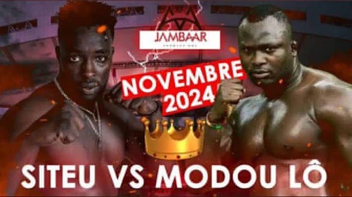 🛑Direct - Combat Royal Modou Lô vs Siteu - Arène Nationale