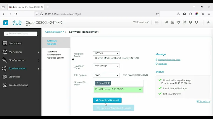 Cisco Catalyst Switchs Firmware Upgrade | GUI & CLI Mode with Backup & Step-by-Step Guide | C9300...