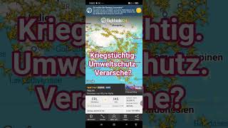 kriegstüchtig, Umweltschutz. Verarsche?