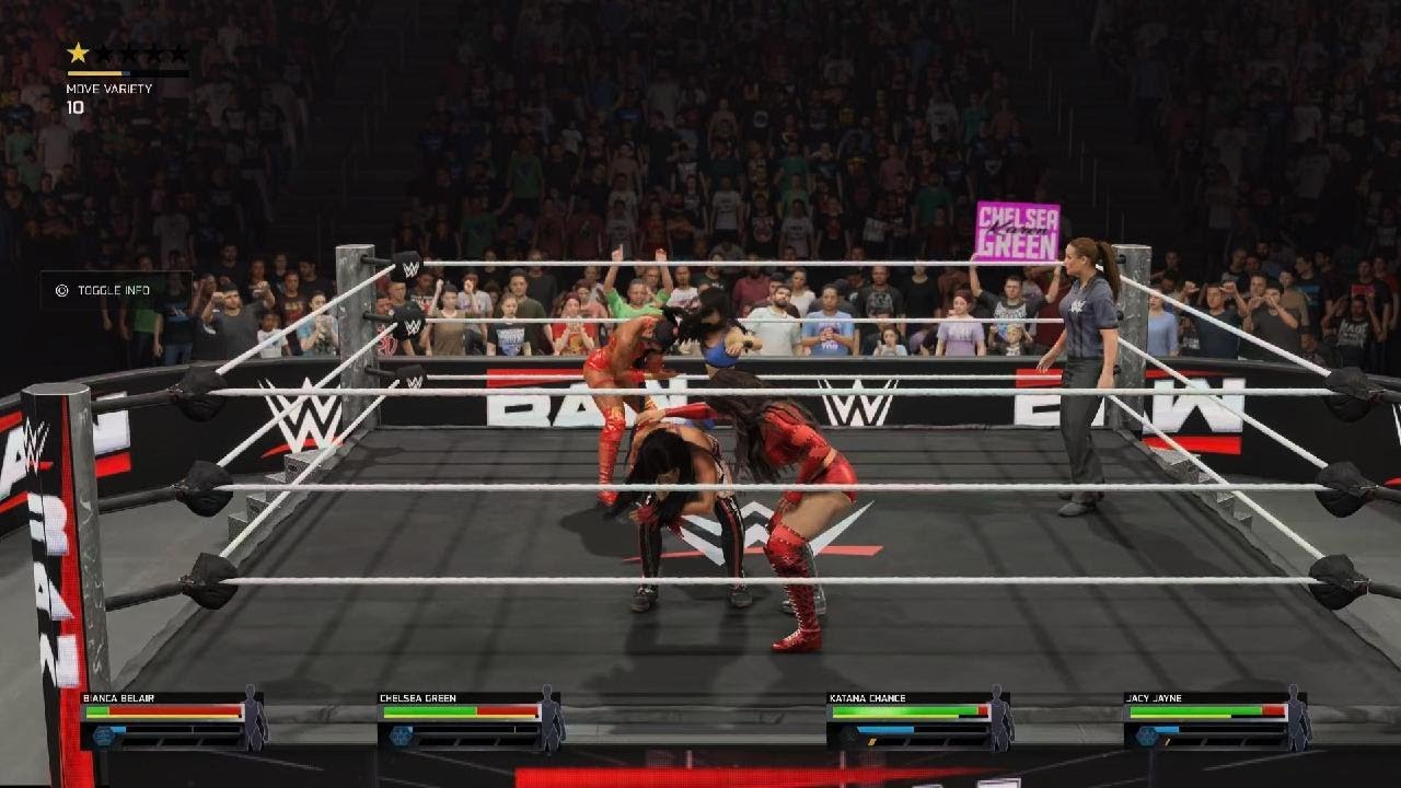 Chance vs Belair Vs Green vs Jayne royal rumble qual