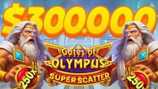 $300,000 Gates of Olympus Super Scatter – Zeus Strikes Again!