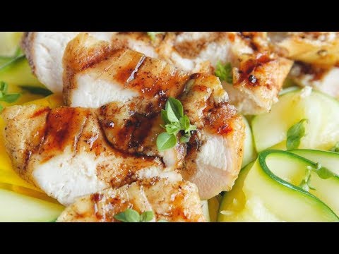 How to make Balsamic Grilled Chicken and Zucchini updated 2017