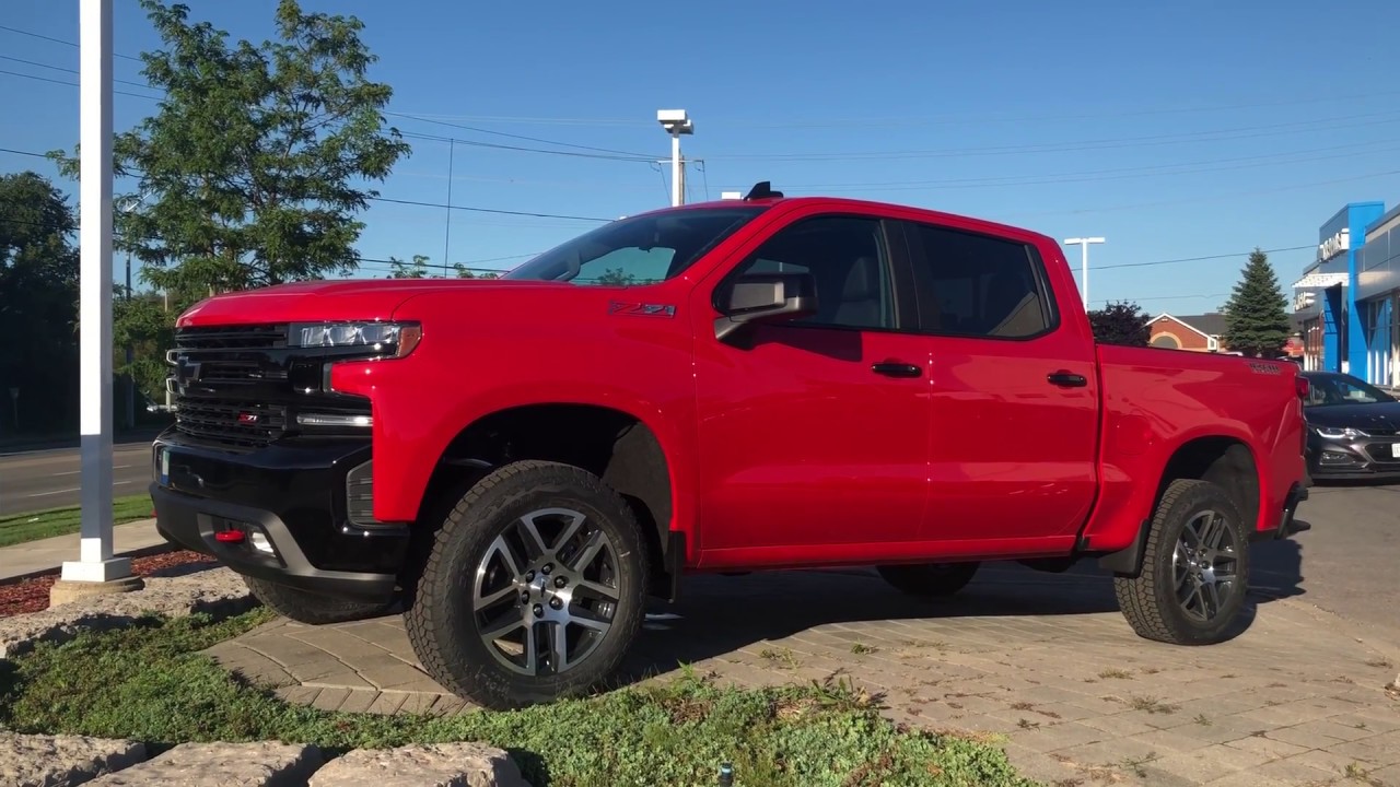 Red 2019 Chevrolet Silverado 1500 Lt Trail Boss Review Courtice On Roy Nichols Motors Ltd