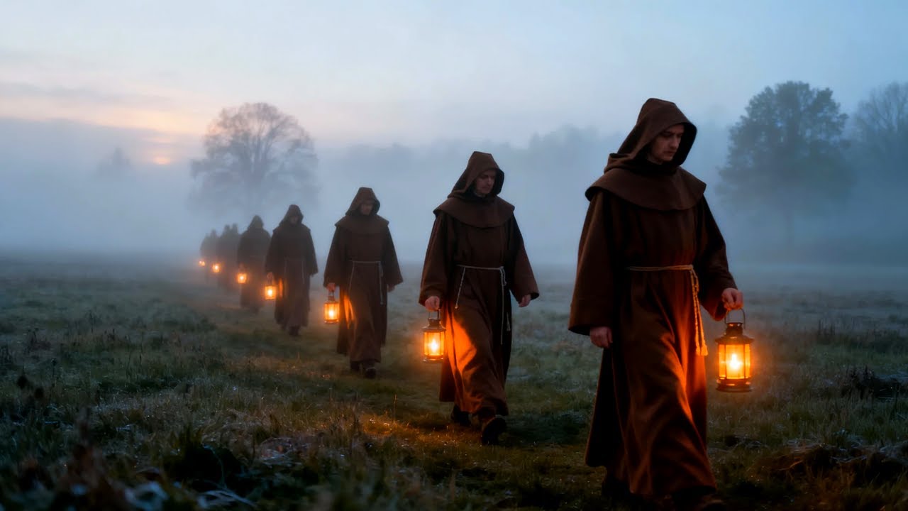 Peaceful Gregorian Chant for Sleep and Deep Healing | Sacred Monastic Atmosphere for Calm and Rest