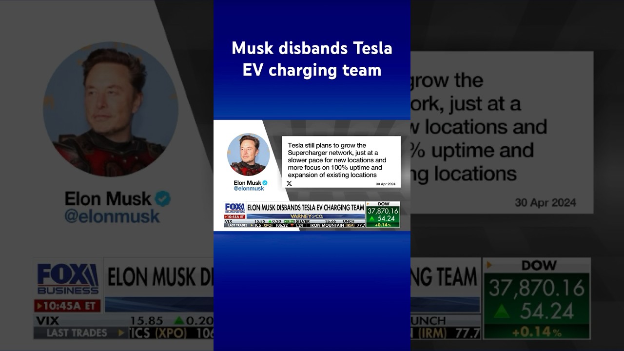 CHARGING LIMBO: Elon Musk lays off Tesla&rsquo;s entire EV charging team #shorts