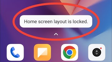 Home Screen Layout Is Locked Poco | Home Screen Layout Is Locked Kaise Hataye Poco