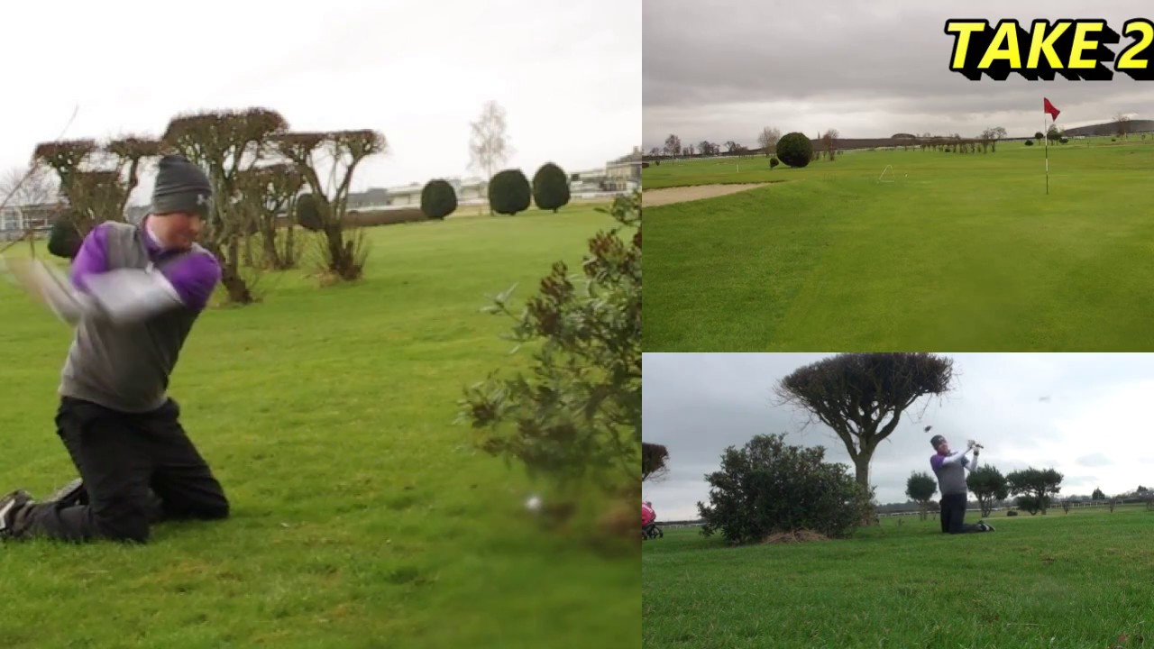 Seve Ballesteros, Knee Shot / Trick Shot at Trophy Lancome 1997