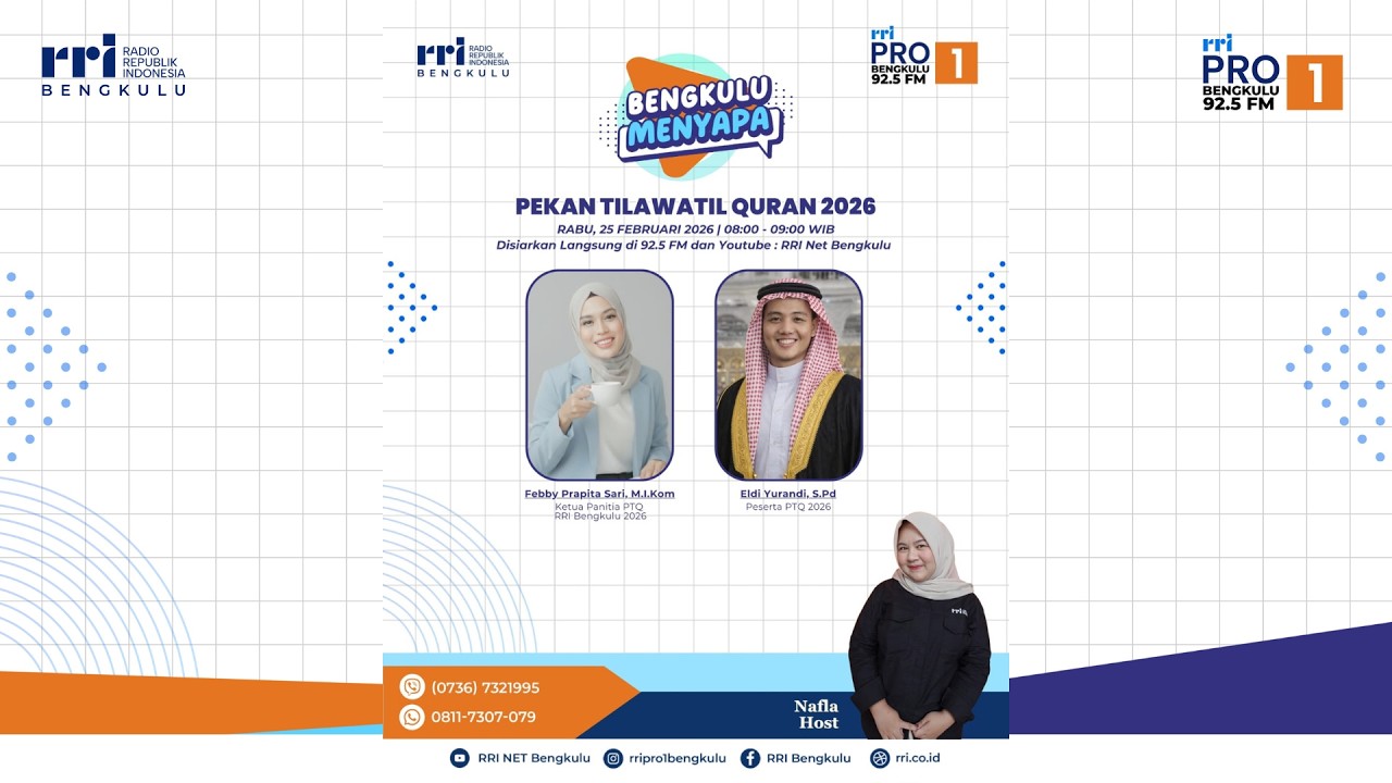 BENGKULU MENYAPA | PERAN TILAWATIL QURAN 2026 | 25 FEB 2026