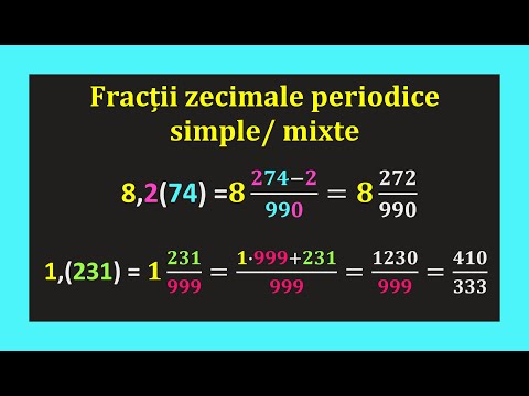Video: Cum adunați scădeți, înmulțiți și împărțiți fracții și numere mixte?