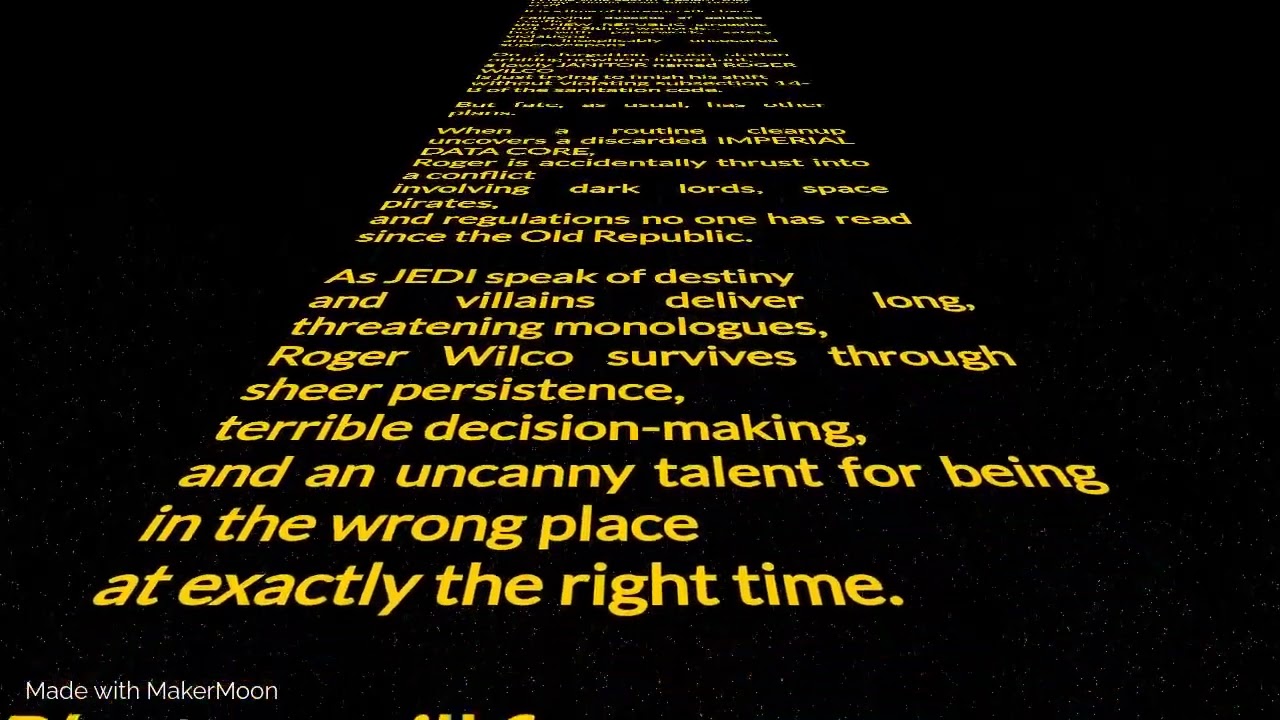 STAR WARS EPISODE XIX: A JANITOR’S NEW HOPELESS TASK