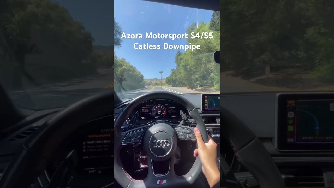 Azora Motorsport Audi S4/S5 B9 Catless Downpipe