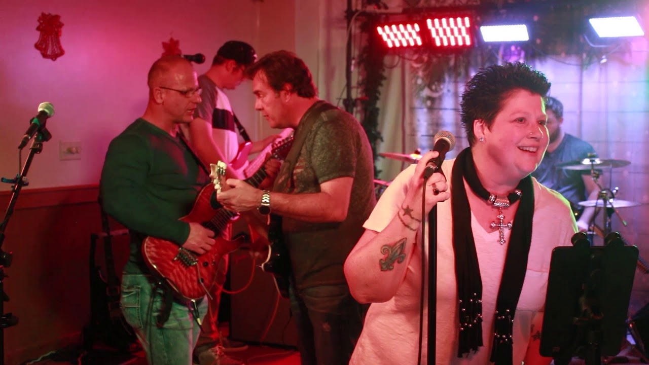 "HAPPY eNDINGS BAND OMAHA" - Bridget Greco and her first shot of "Polish Marijuana" courtesy of