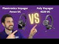 Plantronics Voyager Focus UC vs Poly Voyager 4220 UC - Live Mic & Speaker Demo!