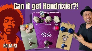 INSANE Jimi Hendrix Fuzz & Vibe Pedals With a Twist | HOLM-FX