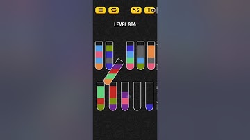 Water Sort Puzzle Level 964 Walkthrough Solution Android/iOS 💦