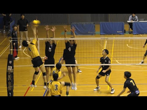 Sundai HS vs Chuo uni 1st set All Japan volleyball tournament