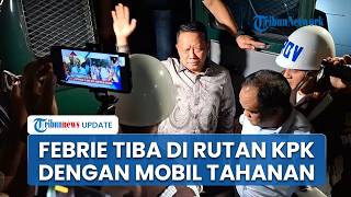 Febrie Adriansyah Tiba di Rutan Komisi Pemberantasan Korupsi KPK Menggunakan Mobil Tahanan