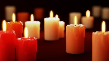 Relaxing Candle Animation🕯️(Blender)