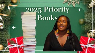 The 25 Books Im Prioritizing in 2025 | Vlogmas Day 7 @ChocolateCoveredPages