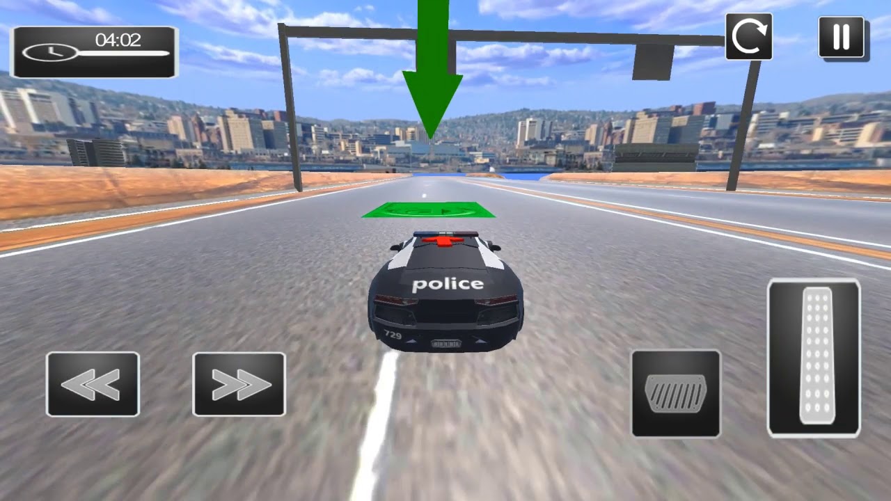 mutli level us police car parking driving school x264