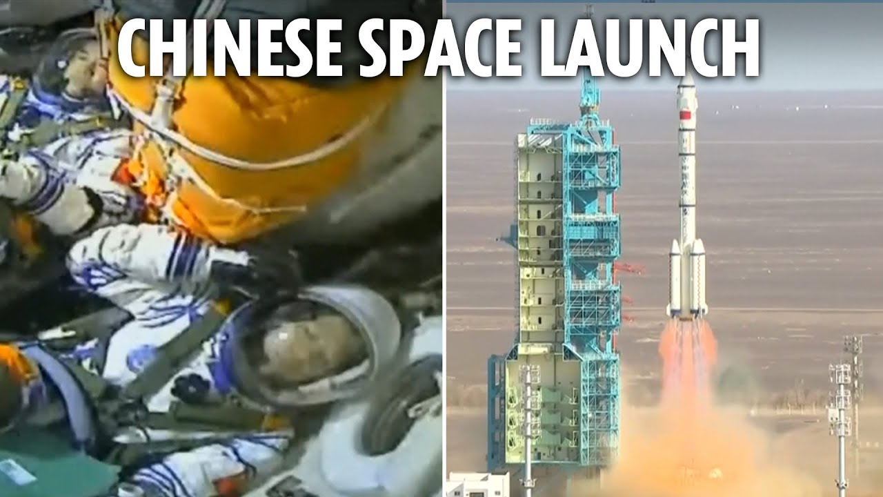 LIVE: China launches its 15th crewed mission to space - YouTube