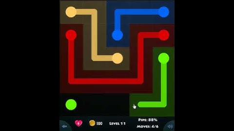 flow game facebook   beginners pack level 11 Connect the dots