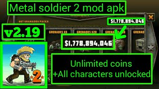 Metal soldier 2 || Unlimited coins and all characters unlocked. screenshot 4